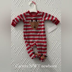 Carters Christmas newborn NWT